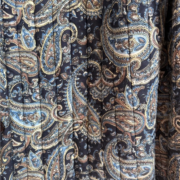 JUST CLASS Reversible Quilted Paisley Cotton Jacket XL Cottagecore Grannycore - Picture 2 of 6